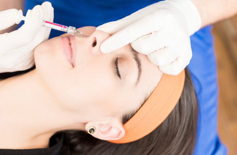 Non-surgical rhinoplasty